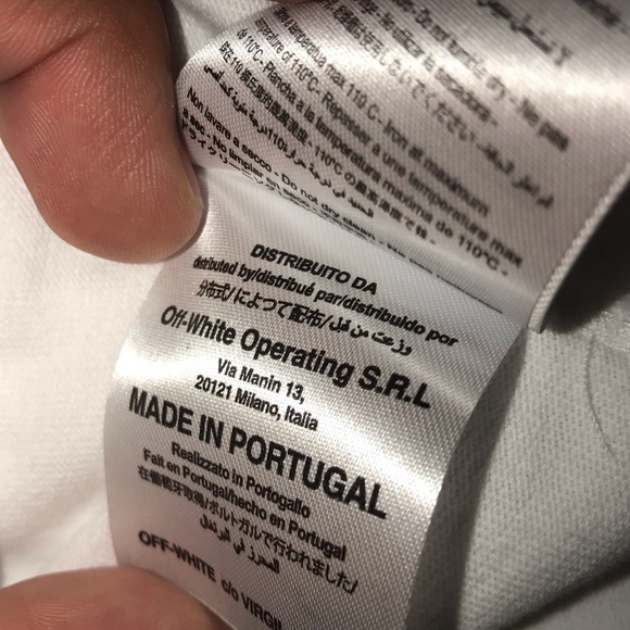 Off-White Stencil Impressionism Tee Size XL - Picture 5 of 6